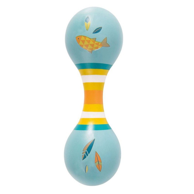 MARACAS DOUBLE BLEUE LE VOYAGE D'OLGA (EMB/6)