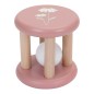 LD HOCHET ROULANT EN BOIS - FLOWERS