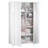 ARMOIRE 2 PORTES LOFT BLANC