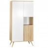 ARMOIRE 1 GDE ET 2 PETITES PORTES NICHE