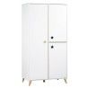 ARMOIRE 1 GRANDE PORTE, 2 PETITES PORTES OSLO BOU