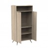 ARMOIRE 2 PORTES ET 1 NICHE BOIS ACCESS BOIS