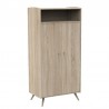 ARMOIRE 2 PORTES ET 1 NICHE BOIS ACCESS BOIS