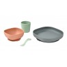 COFFRET REPAS SILICONE 4 PIECES