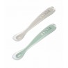 LOT DE 2 CUILLERES 1ER AGE SILICONE