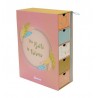 COFFRET BOITE A TRESORS + JOURNAL DE NAISSANCE HAPPY