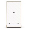 ARMOIRE 2 PORTES + 1 TIROIR ALBIZIA