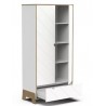 ARMOIRE 2 PORTES + 1 TIROIR ALBIZIA