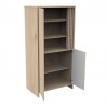 ARMOIRE 2 PORTES BLANC