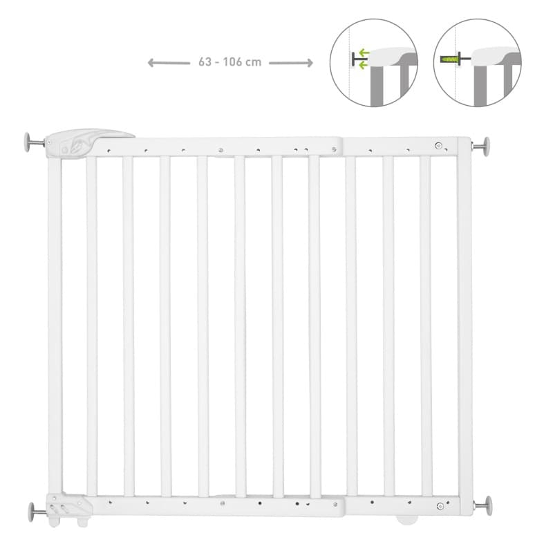 Deco Pop - Blanc - Fixation Vis et Pression — vue 1 sur 3