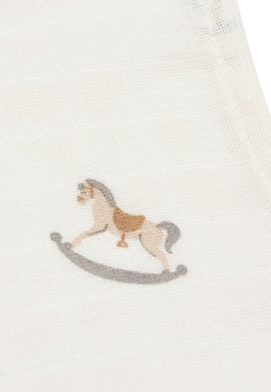 Serviette Gaze de Coton X3, multicolor 31x31cm nostalgic ride jollein h-24 — vue 3 sur 3