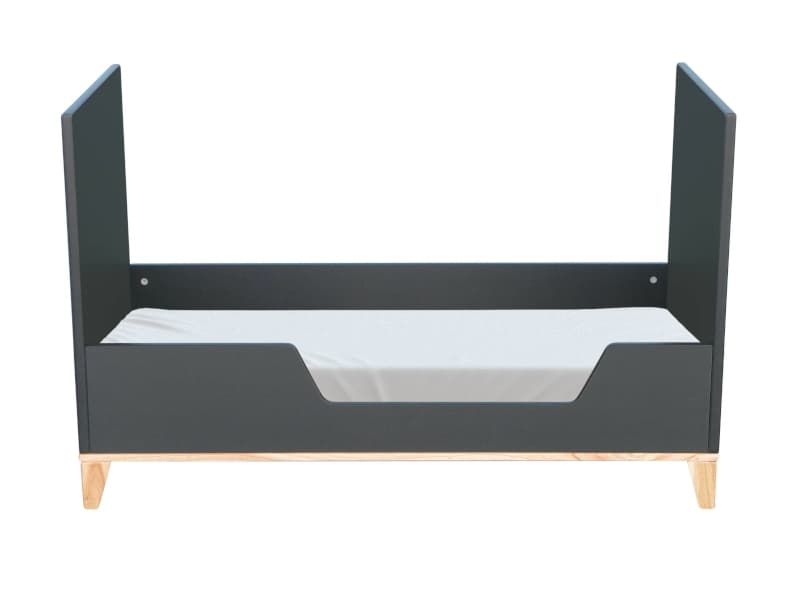 Nami Lit/bed Cannage Rotin 60 X 120 Onyx, théo 1242 x 650 x 780 — vue 5 sur 5