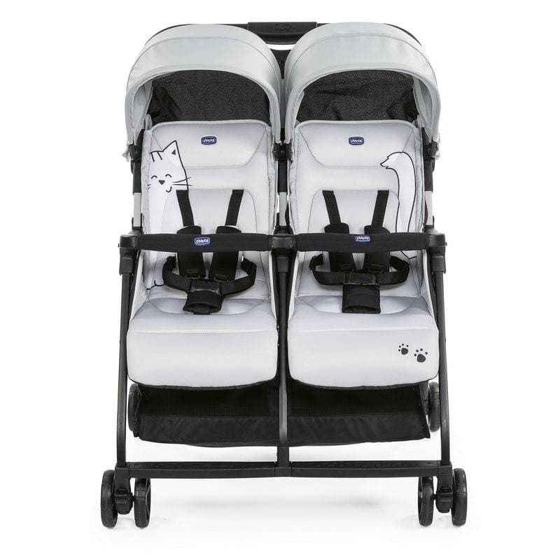 Poussette Double Ohlala' Twin, chicco silver cat — vue 2 sur 3