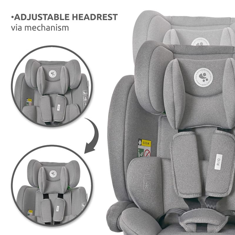 Siege-auto Rio Isofix, gris 76-150cm lorelli — vue 4 sur 5