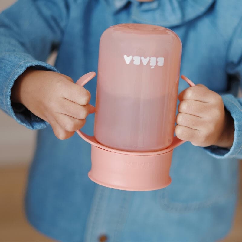 Tasse Apprentissage 360°, rose beaba — vue 3 sur 5