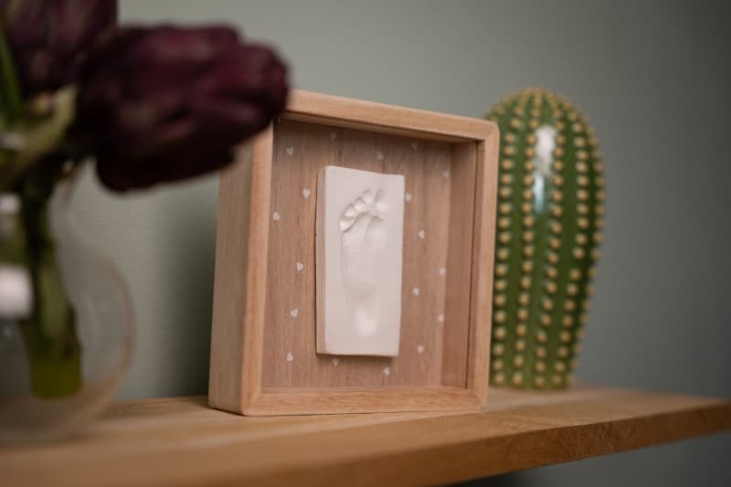 Boite Empreinte - Jolis Coeurs, blanc bois petit artichaut — vue 2 sur 5