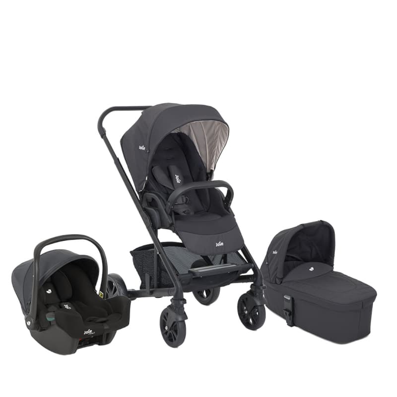 Trio Chrome : Poussette Chrome + Nacelle Chrome + Coque I-snug 2 + Adaptateurs +, poussette joie ember — vue 1 sur 5