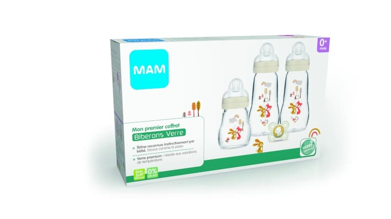 Mam Cof 3 Bib V+1 Sucet0-2m 1, kit 0+ — vue 1 sur 2