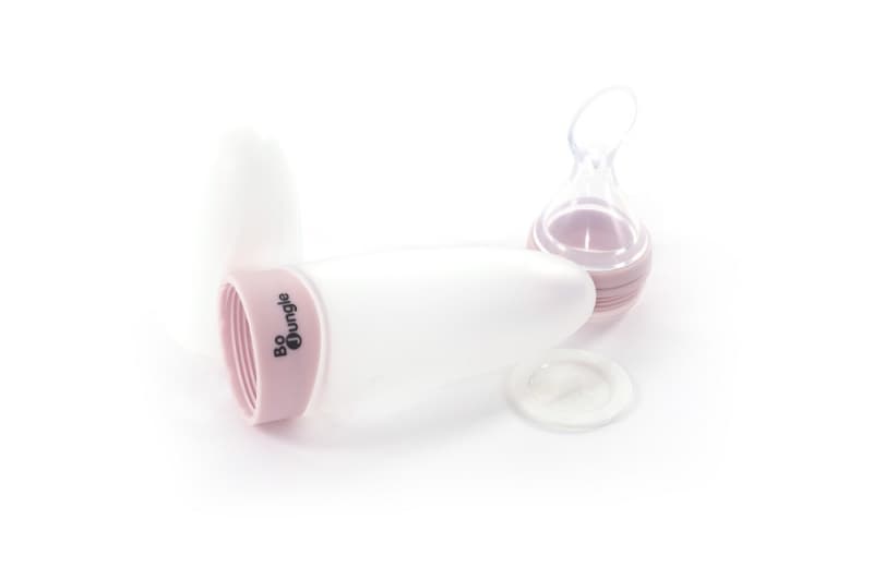 B-cuillere Distributrice en Silicone Rose, bo jungle rose — vue 2 sur 4
