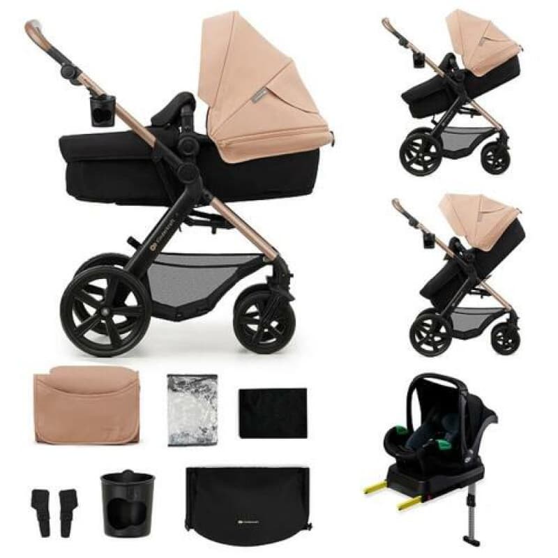 Poussette 4en1 Moov 2 Sand Beige Eva Wheels, beige kinderkraft 25/01