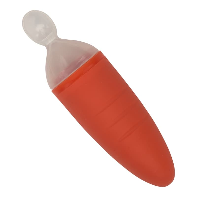 B-cuillere Forme Carrotte Distributrice d'Aliments, bo jungle orange — vue 1 sur 4
