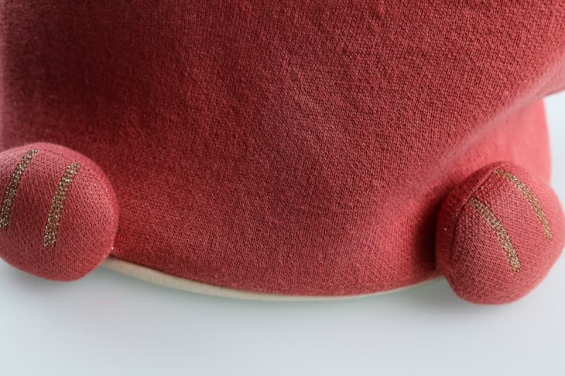 L&j Panier de Rangement Tricot Bio, rose fonce permanent — vue 4 sur 4