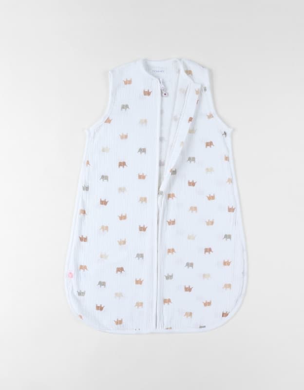Sac de Couchage Mousseline Elephants, 70cm mix match noukie 's permanent — vue 2 sur 4
