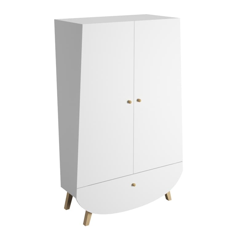 Armoire Blanche Trapeze — vue 2 sur 2