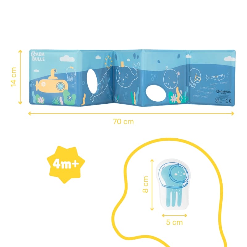 Livre de Bain et Marionnette, babymoov france bleu — vue 4 sur 5