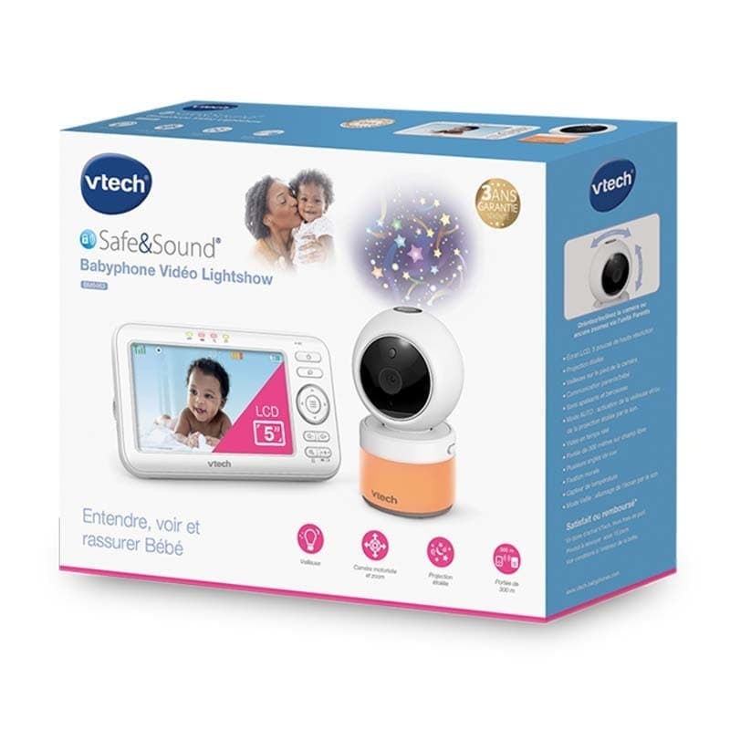 Bm5463 - Babyphone Video Lightshow, vtech baby blanc per — vue 2 sur 5