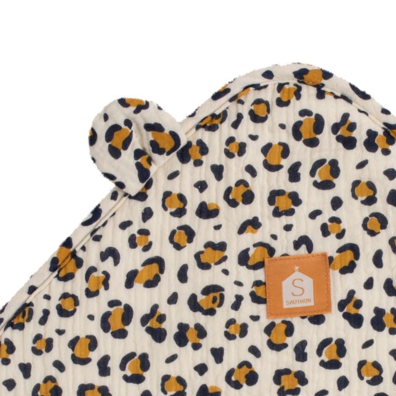 Cape de Bain + Gant, leopard sauthon baby deco 25/09 — vue 2 sur 3