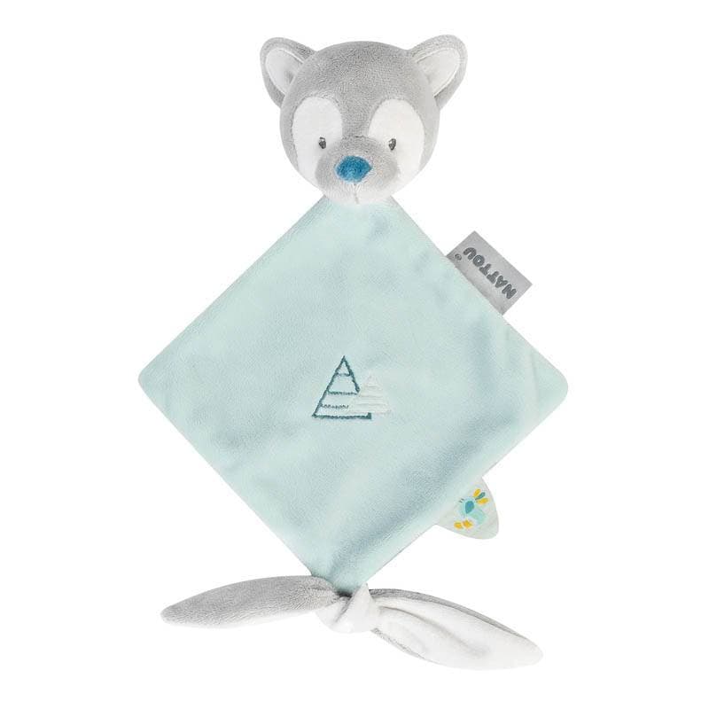 Mini Doudou Tiloo le Loup Tim Tiloo, tim&tiloo nattou gris per