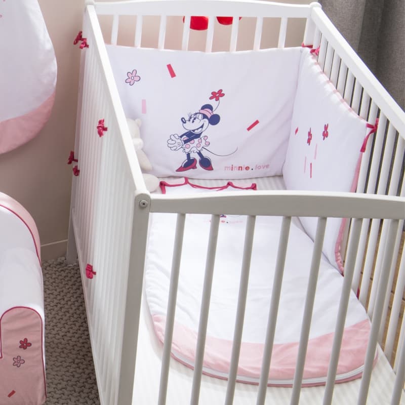 Tour de Lit Adaptable - Std, minnie confettis disney 40x180 — vue 3 sur 4