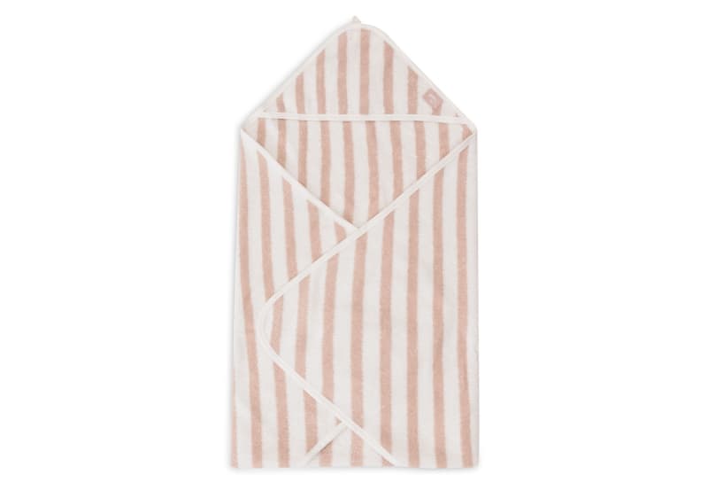Cape de Bain Eponge Stripe Gots, wild rose 75x75cm basics e-24 — vue 3 sur 5