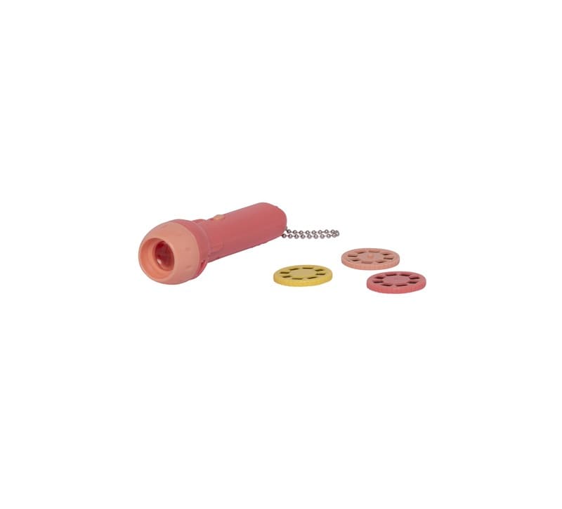 Lampe a Histoires, lilou & perlin textile creme et rose pale h-18