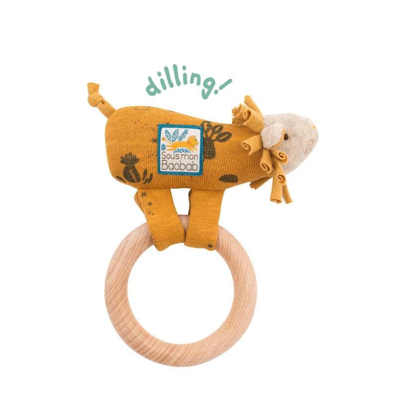 Anneau-hochet Bois Lion Sous Mon Baobab, sous mon baobab 2020