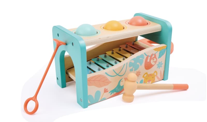 Banc a Marteler - Theme Jungle, hape 24/10 — vue 1 sur 4
