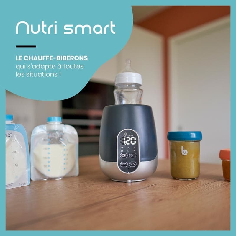 Nutri Smart - Chauffe-biberon Maison / Voiture (lait Maternel), gris — vue 2 sur 5