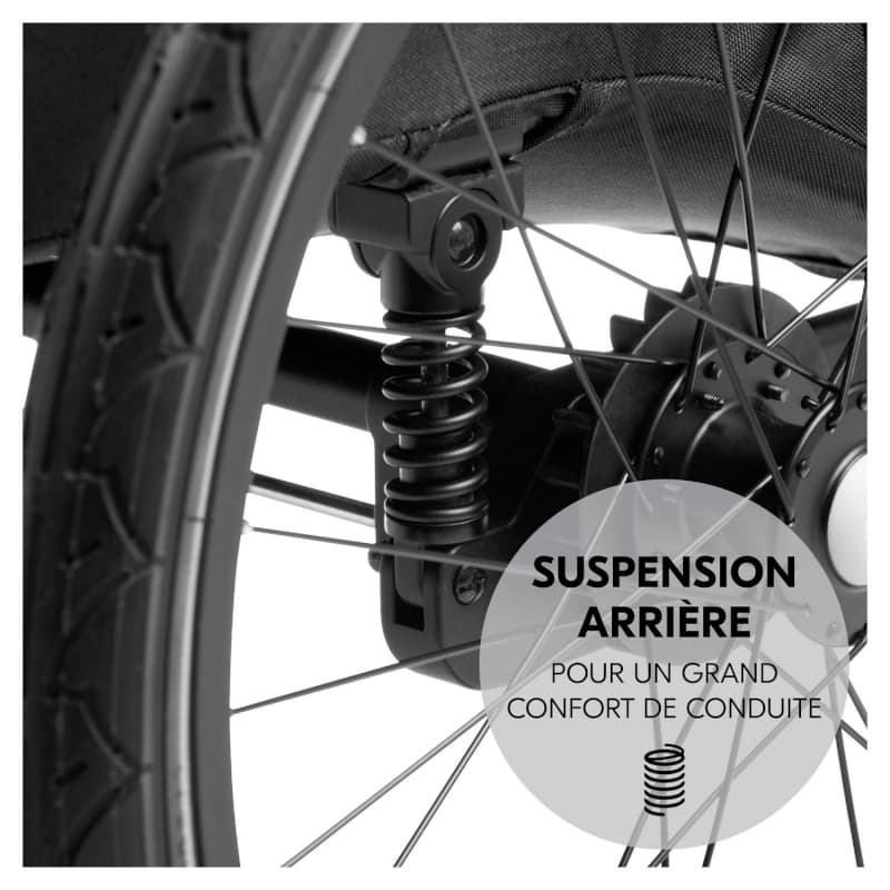 Dryk Duo Plus Black, remorque de vélo - p-24 e-24 — vue 4 sur 5
