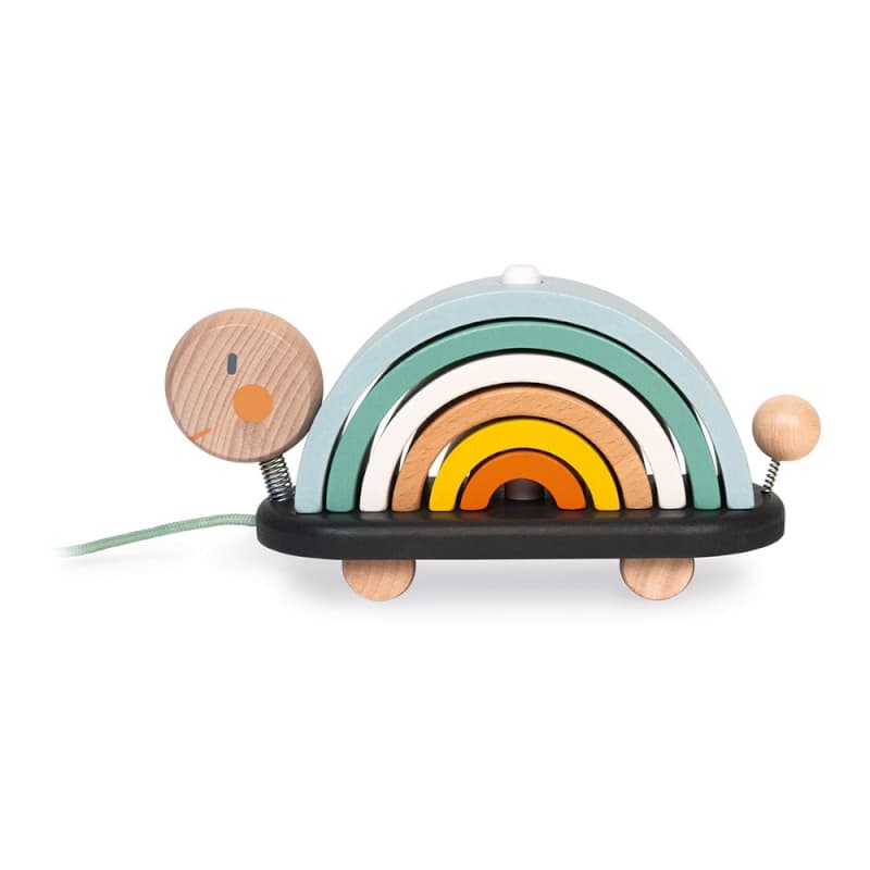 Sweet Cocoon - Tortue Arc-en-ciel, jouets d'eveil janod multicolore 23 x 8 x 11,5 collection 2020 — vue 6 sur 6
