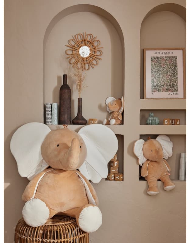 B&m Peluche Medium 40cm - Bali, beige 40 cm bali, moka & snow noukies permanent — vue 3 sur 5