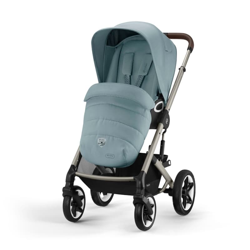 Poussette Talos S Lux Tpe, stormy blue light blue gold cybex 09-24 — vue 1 sur 5