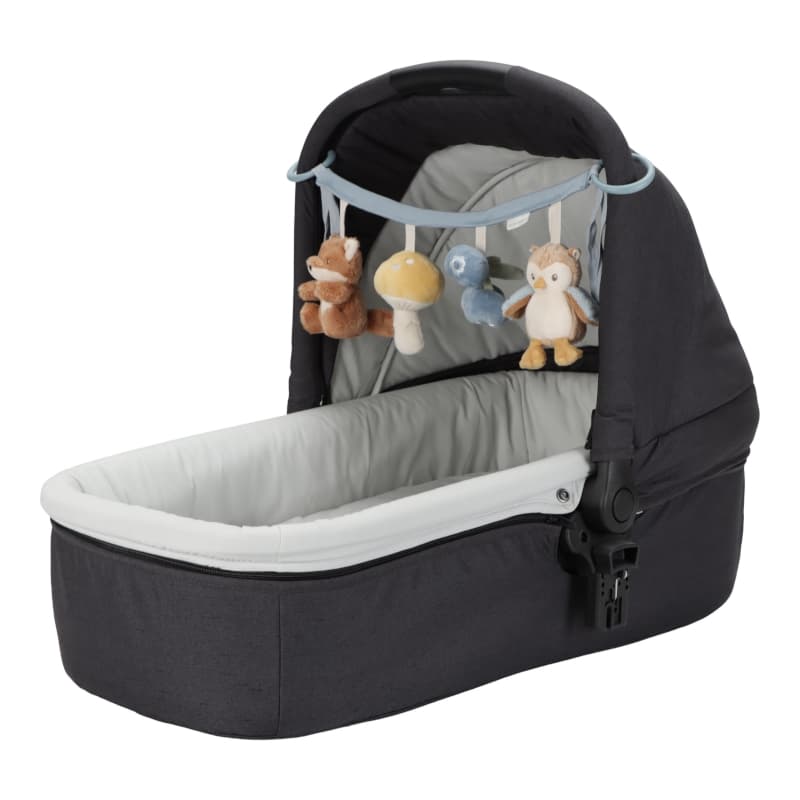 Chaine Activites Poussette, bleu marron jaune beige multicolore forest friends little dutch — vue 4 sur 4