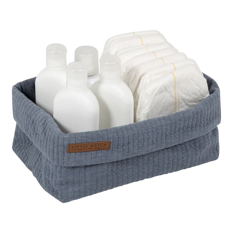 Panier de Commode Grand Modele, little dutch blue 25x15x15 little dutch blue 25x15x15 — vue 1 sur 2