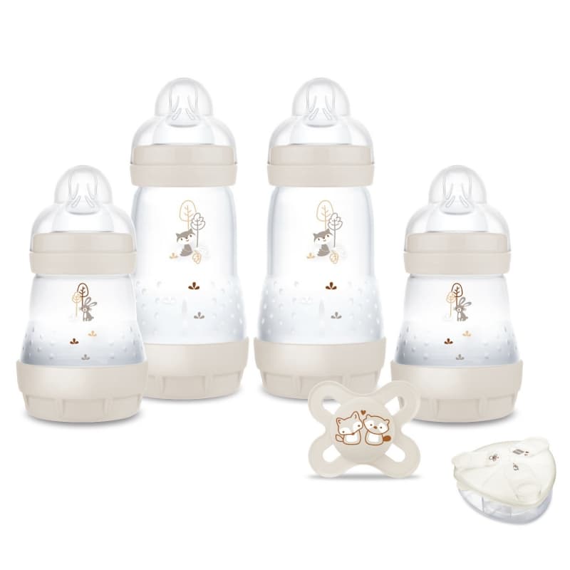 Coffret Naissance Biberons Sable, 1er mom sable