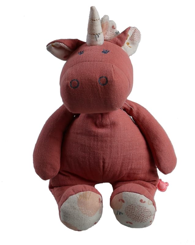 L&j Lina Peluche Small Mousseline, rose fonce permanent — vue 4 sur 4