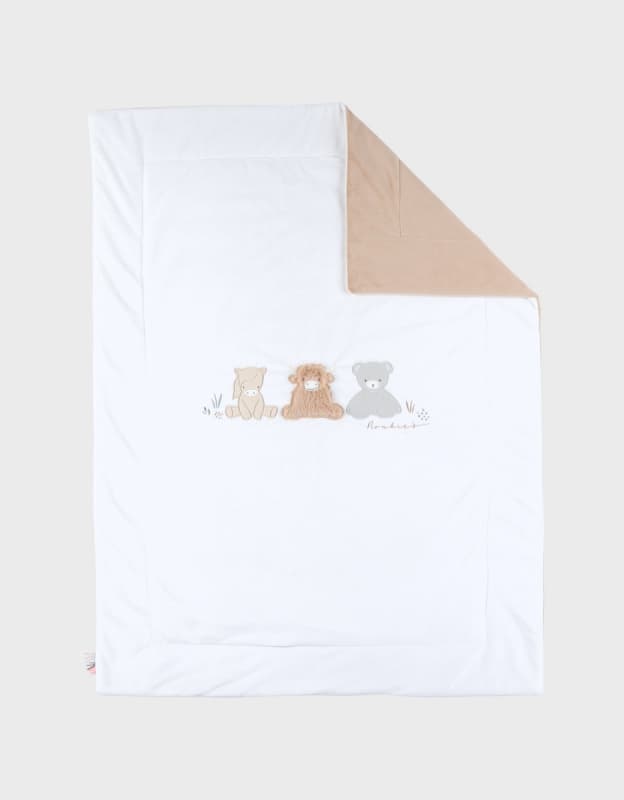 Couverture Veloudoux, 75x100cm fluffy, orso & lily noukie's — vue 1 sur 6