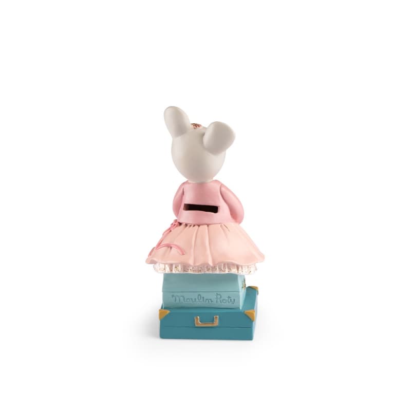 Tirelire Souris la Petite Ecole de Danse, la petite école de danse moulin roty multicolore 9x9,5x17,5 p-e-a-h 2024 — vue 5 sur 5
