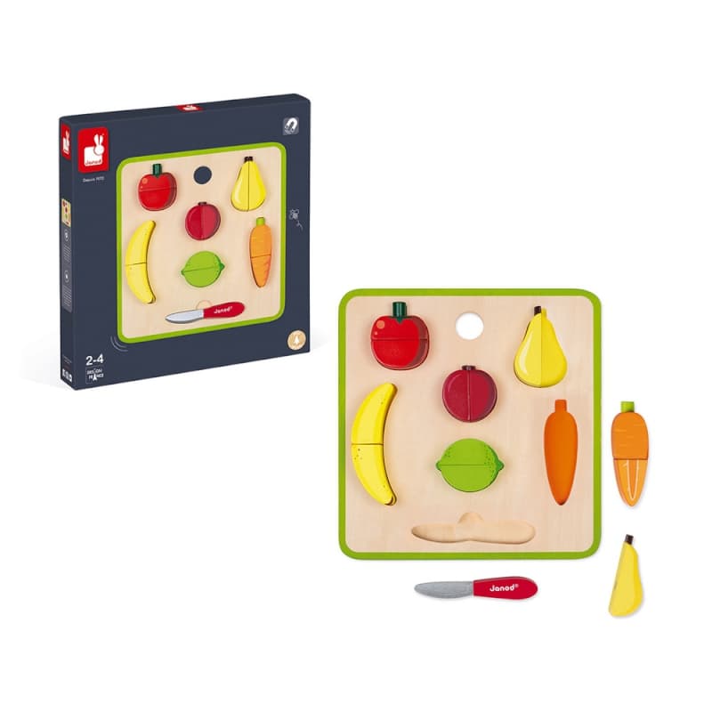 Plateau Fruits & Legumes, jouets d'imitation janod multicolore — vue 5 sur 5