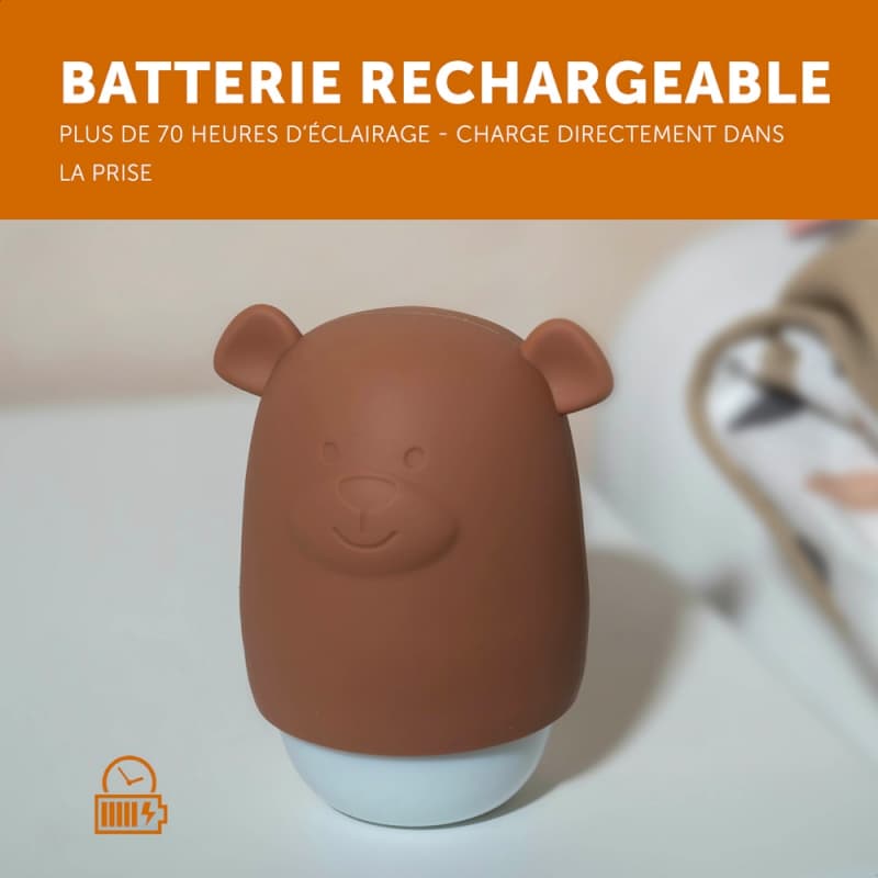Benny - Veilleuse Compacte Nomade, beige zazu — vue 3 sur 4